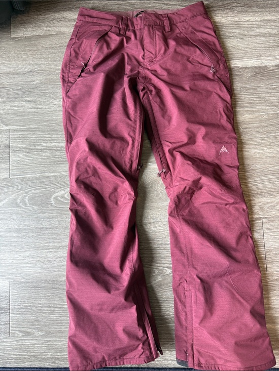 Burton Pants - Burton Burgundy Snow Pants - Deep Wine Tone